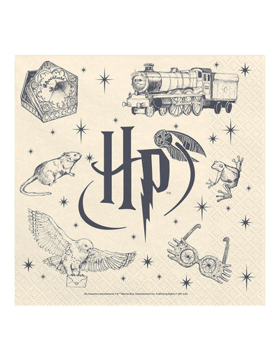 20 Guardanapos Harry Potter™ 33 x 33 cm