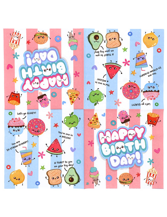 20 Guardanapos Kawaï Party 33 x 33 cm