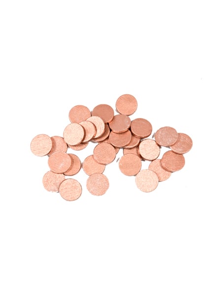 Confettis de table ronds pour décoration rose gold lot de 24