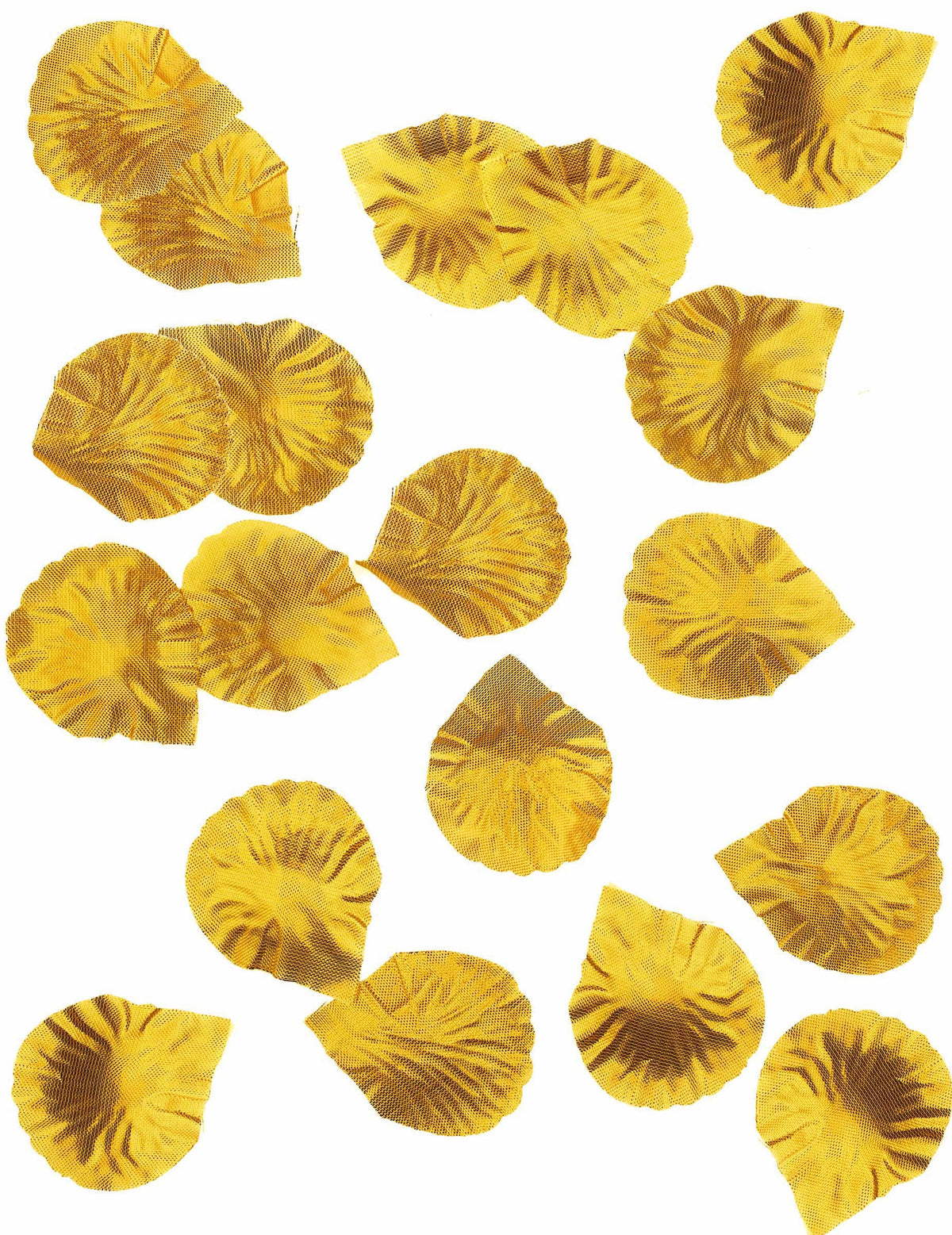 Pétales pour décoration de fête dorés lot de 288