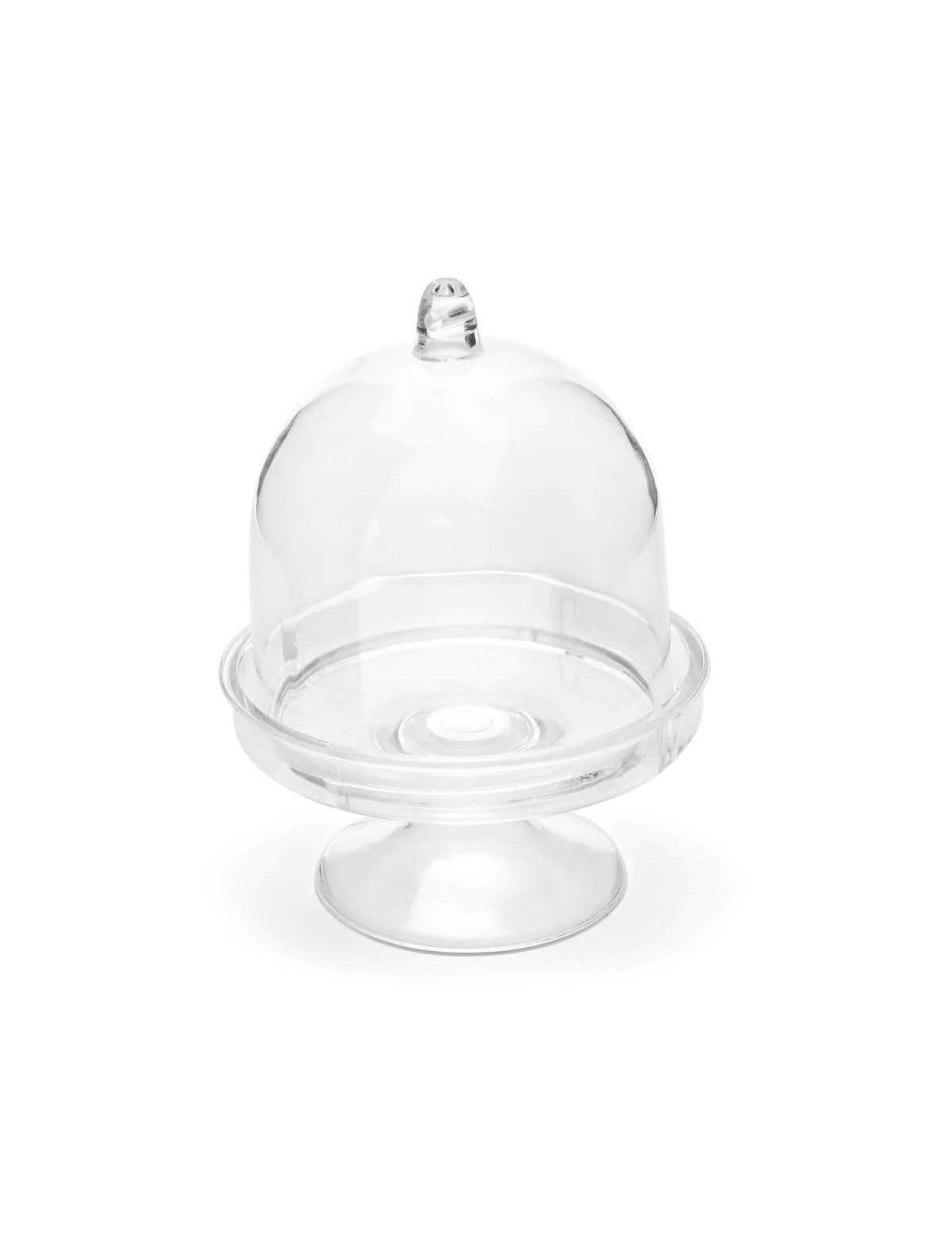 Mini sininho em plástico transparente para dragées