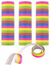 Serpentins multicolores pour fête lot de 3 rouleaux