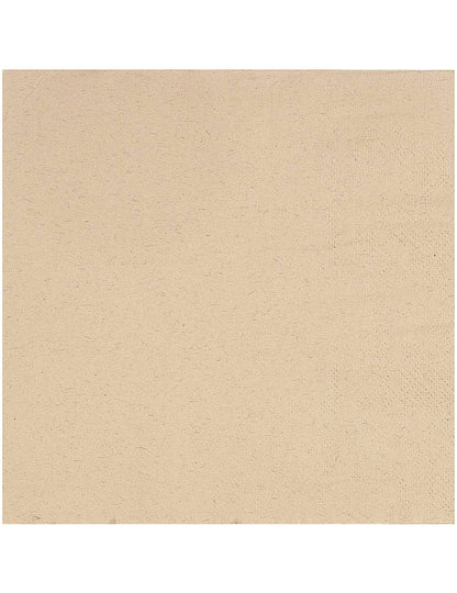 Serviettes en papier kraft pour fête brun