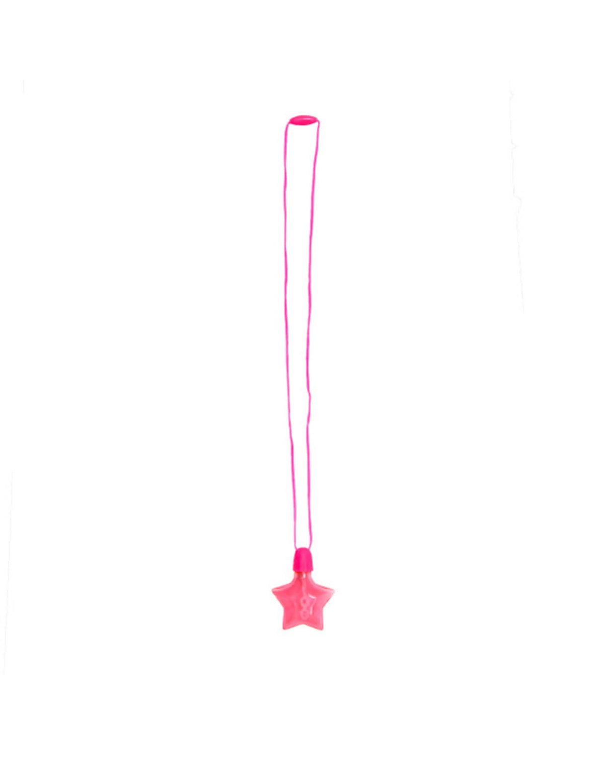 Acessório piñata frasco de bolhas estrela para aniversário cor de rosa em plástico