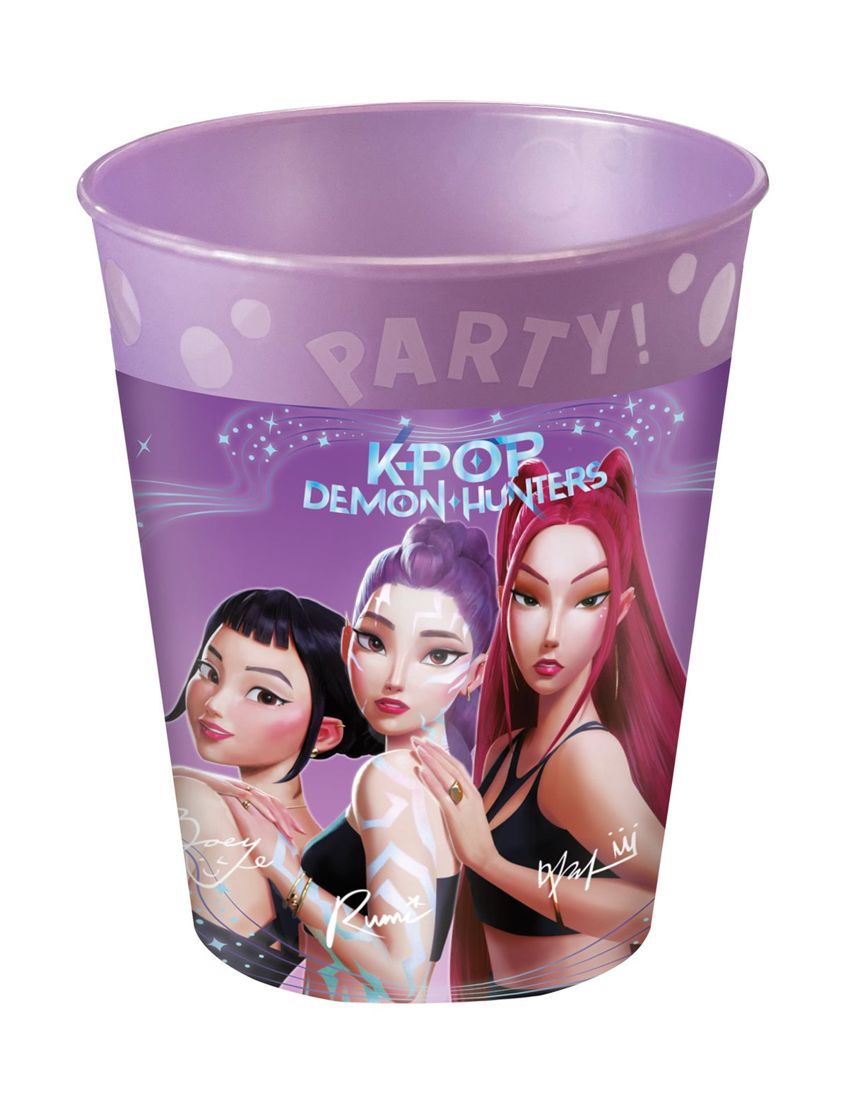 Gobelet en plastique réutilisable K-pop Demon Hunters violet