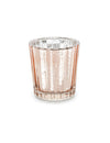 Mise en scène sur table de fête du photophore en verre pour bougies pour décoration de fête