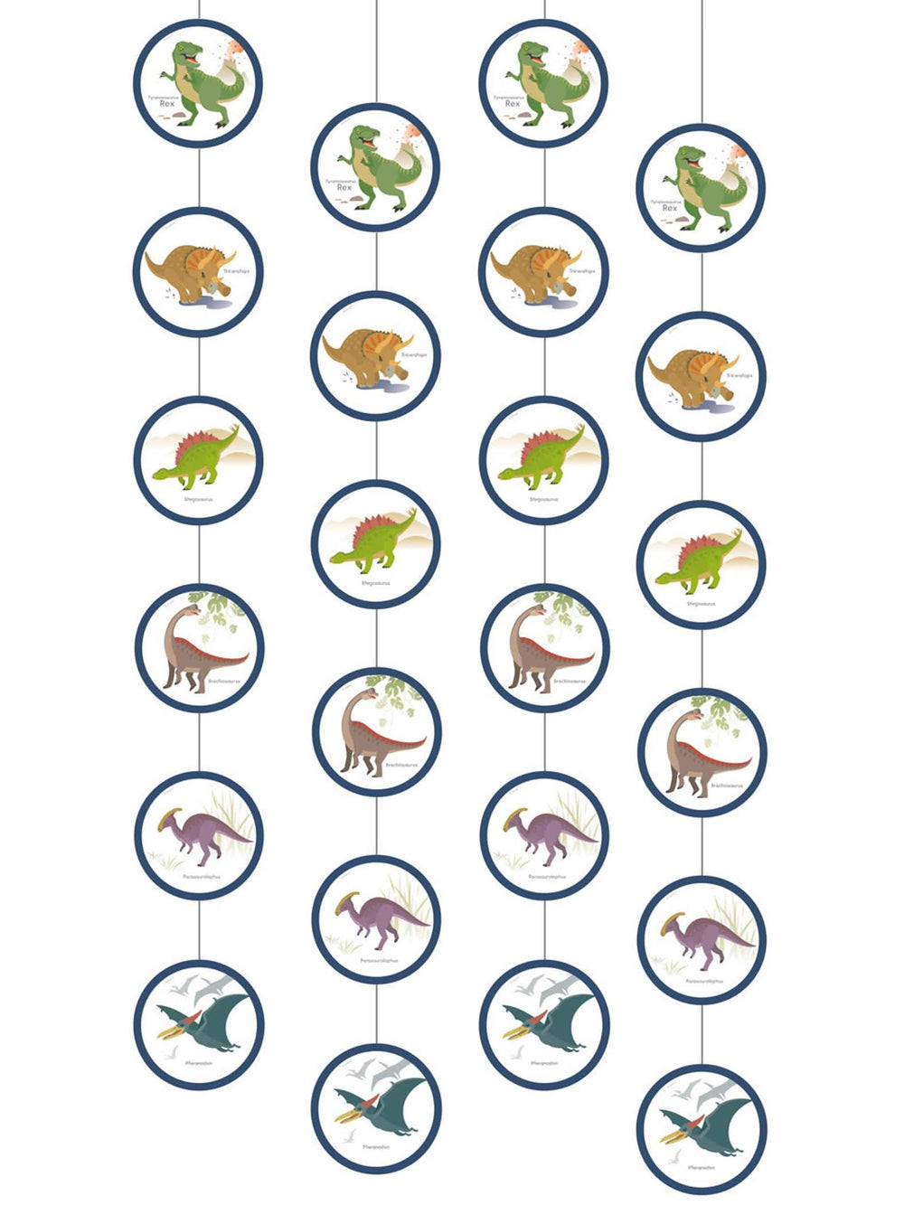 Suspensórios de grandes dinossauros para criança azuis e multicoloridos