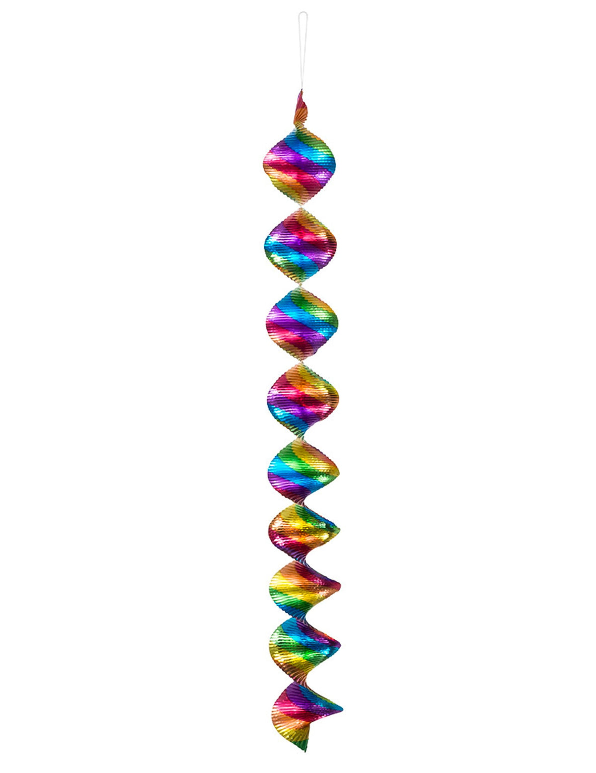 4 Decorações espiral coloridas