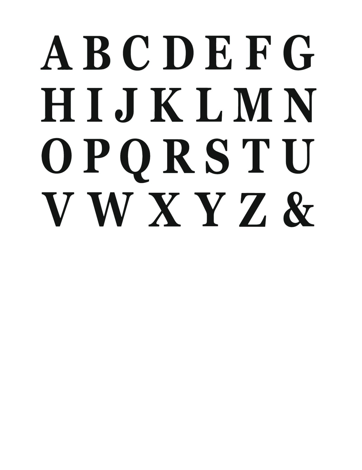 48 letras adesivas para balões de cubos pretas