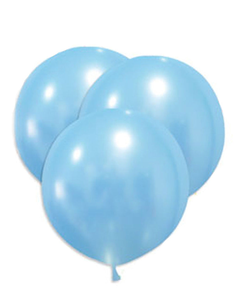 Ballons géants en latex bleus