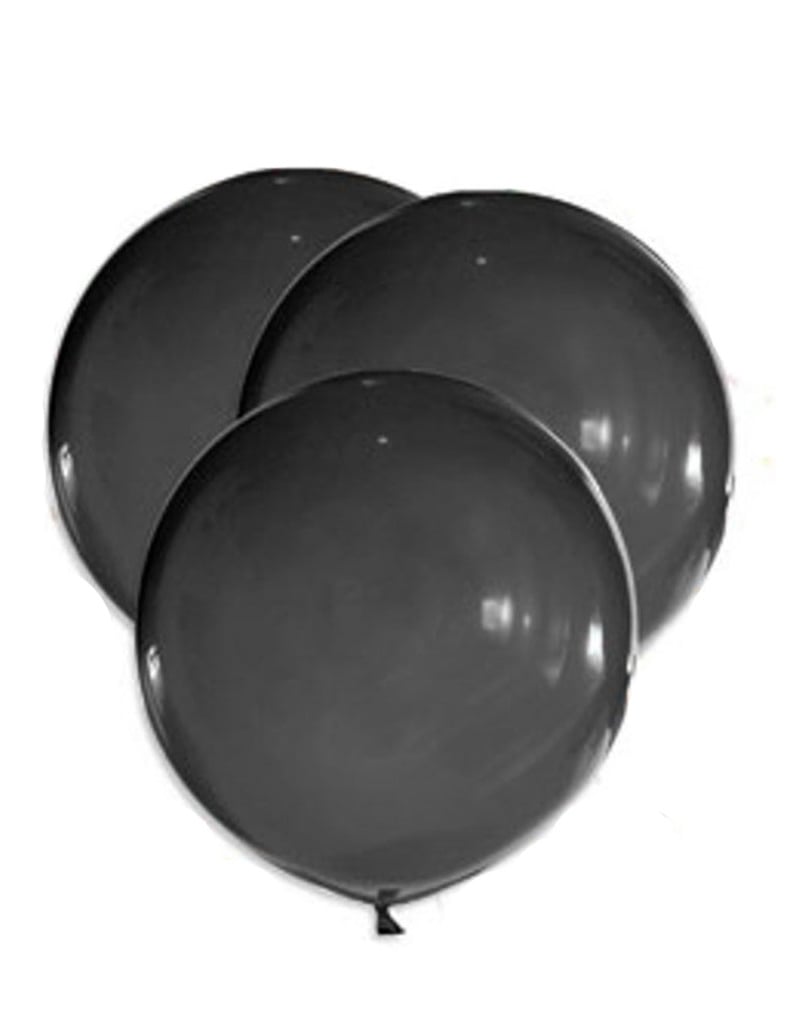 Ballons géants en latex noirs