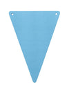 Fanion diy turquoise en carton