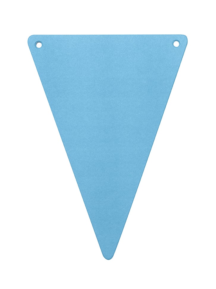 Fanion diy turquoise en carton