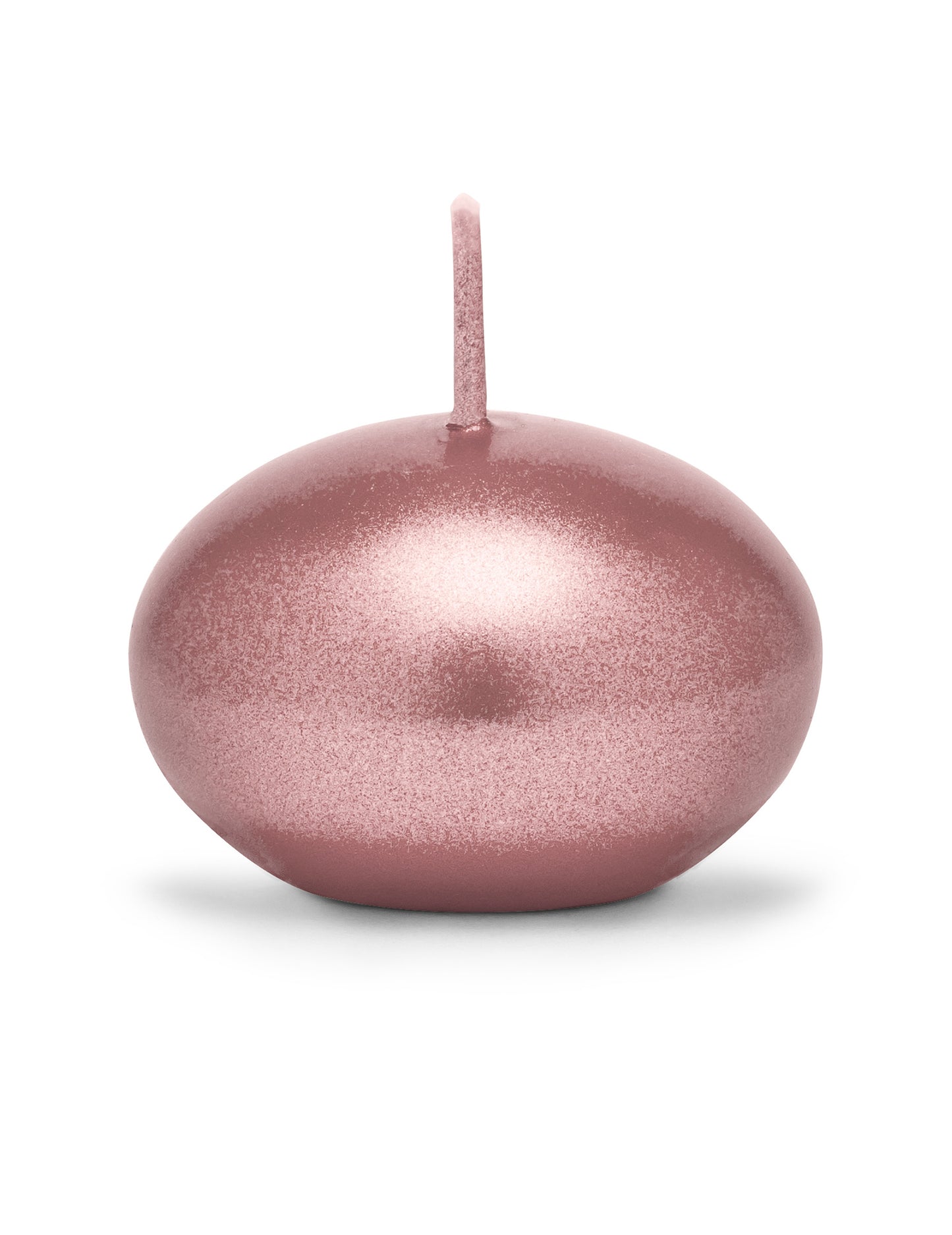 50 velas flutuantes metalizadas ouro rosa 40 mm