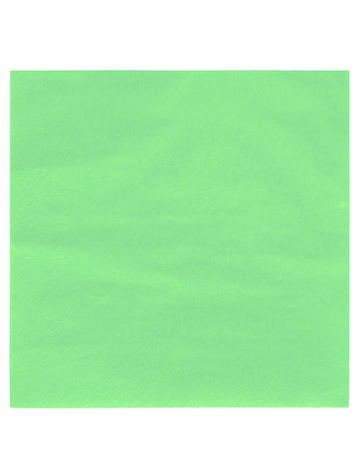 Serviettes en papier vert anis