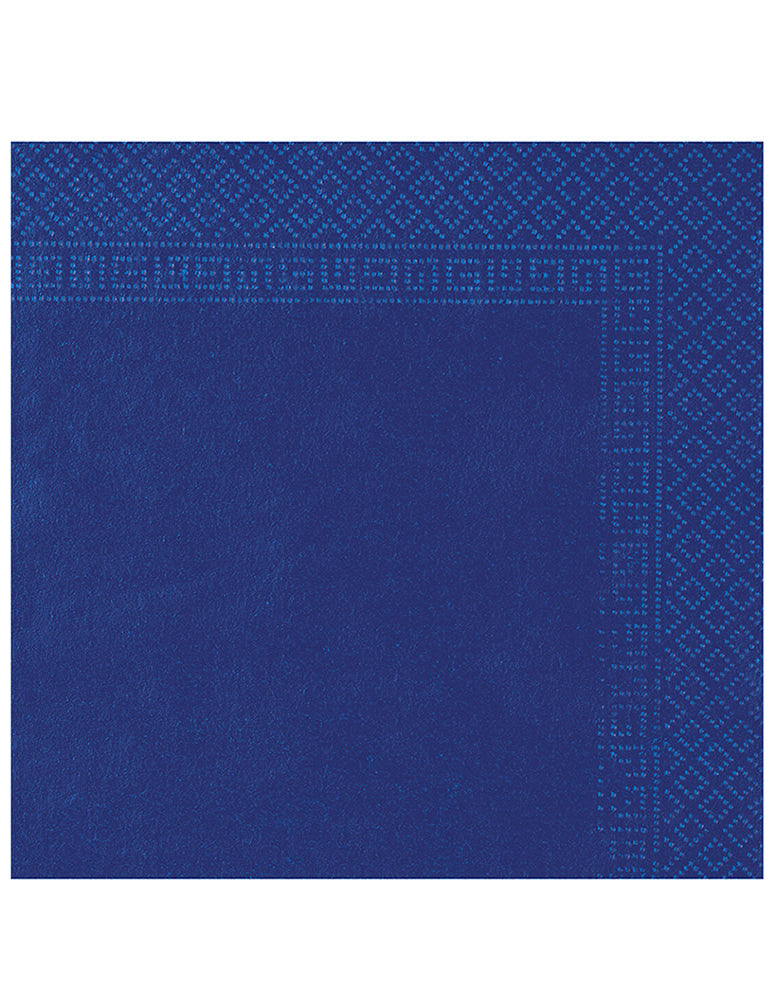 Serviettes de fête pour décoration de table bleu marine