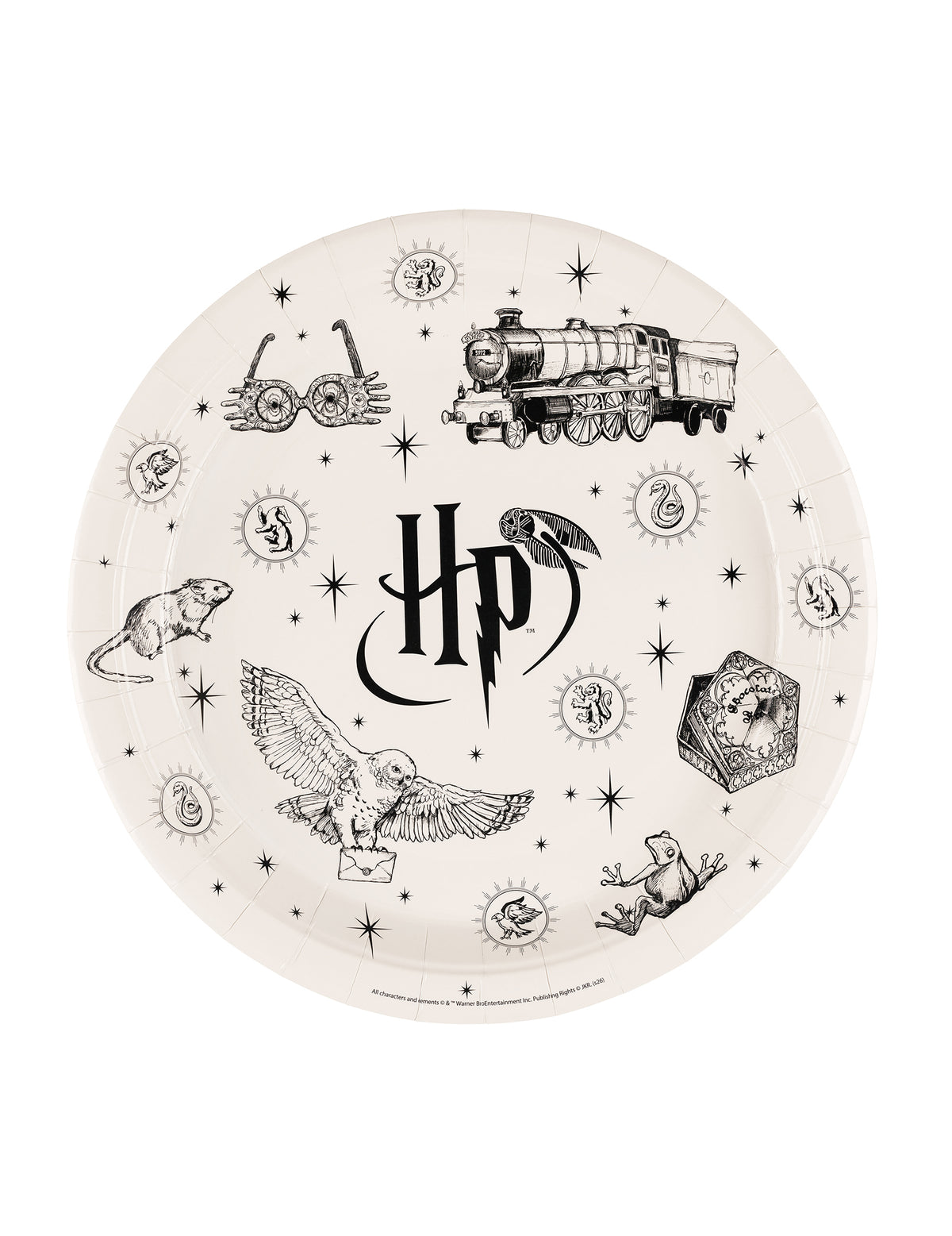 6 Pratos de papel Harry Potter™ 23 cm