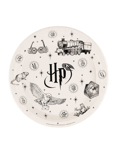 6 Pratos de papel Harry Potter™ 23 cm