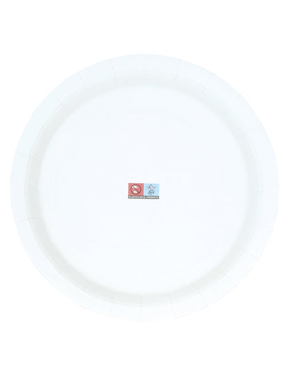 Assiettes oiseaux tropicaux blanches