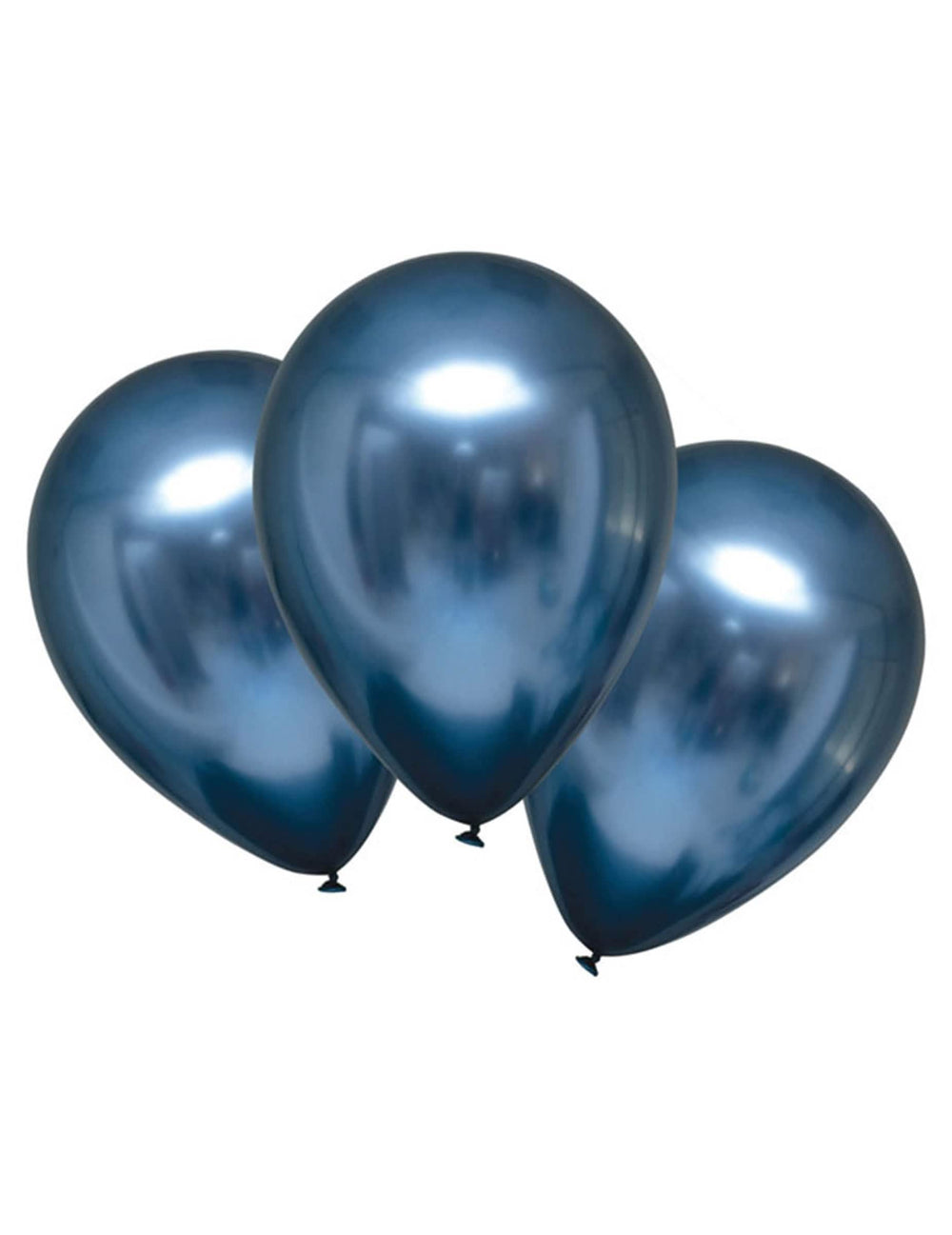 balões em látex acetinados azul marinho