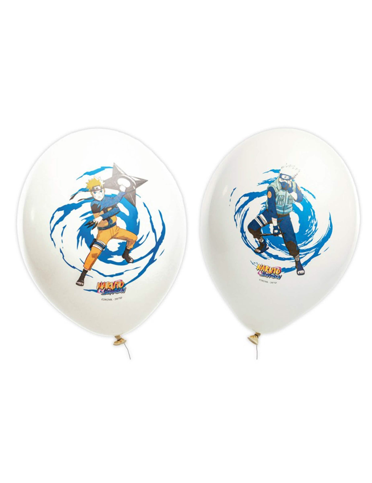 6 Balões de látex Naruto/Kakashi Shippuden™ 27 cm
