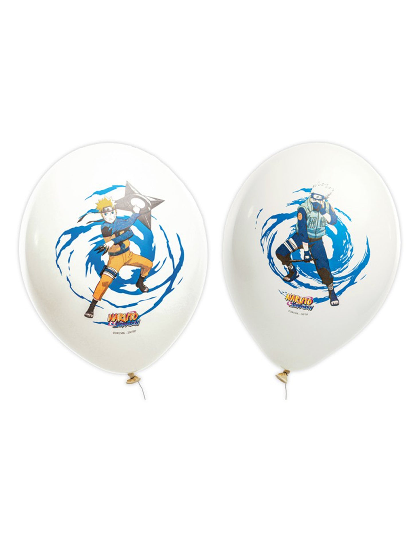 6 balões de látex Naruto/Kakashi Shippuden™ 27 cm