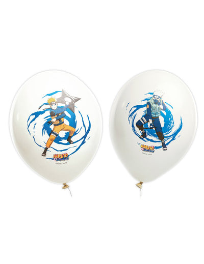 6 balões de látex Naruto/Kakashi Shippuden™ 27 cm