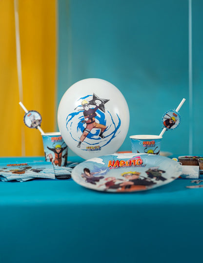 6 balões de látex Naruto/Kakashi Shippuden™ 27 cm