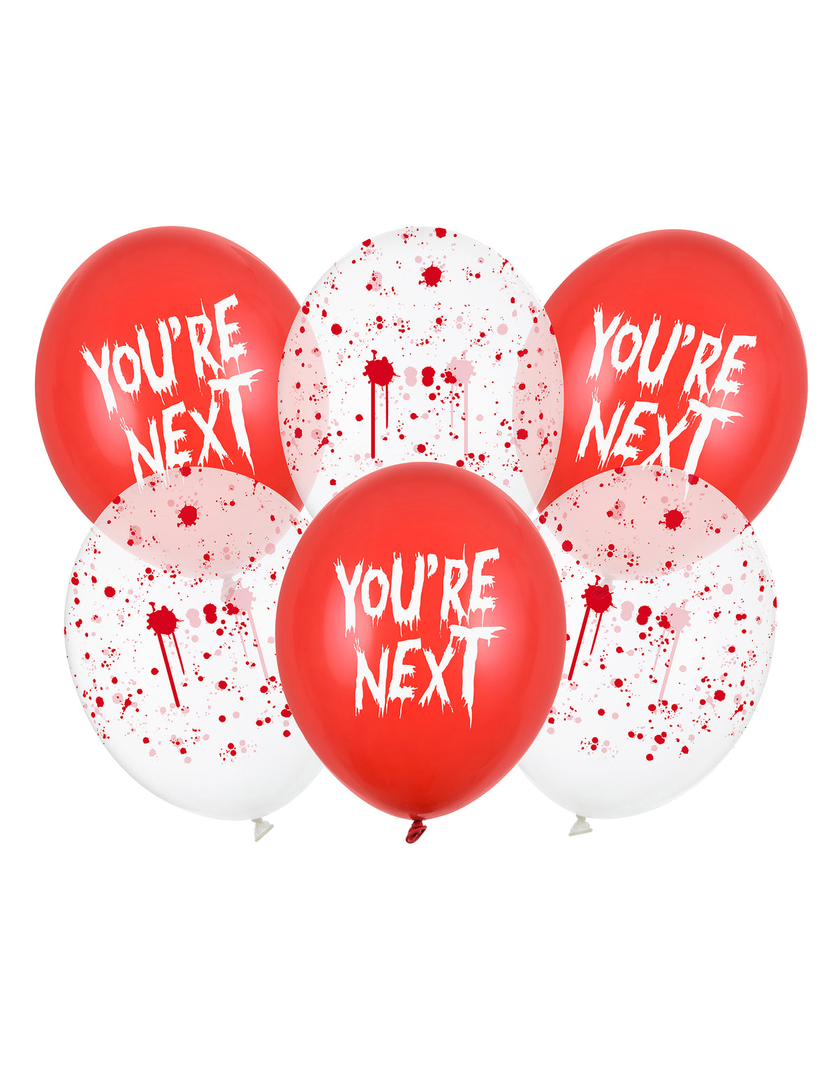 6 Ballons Latex You're next 30 cm