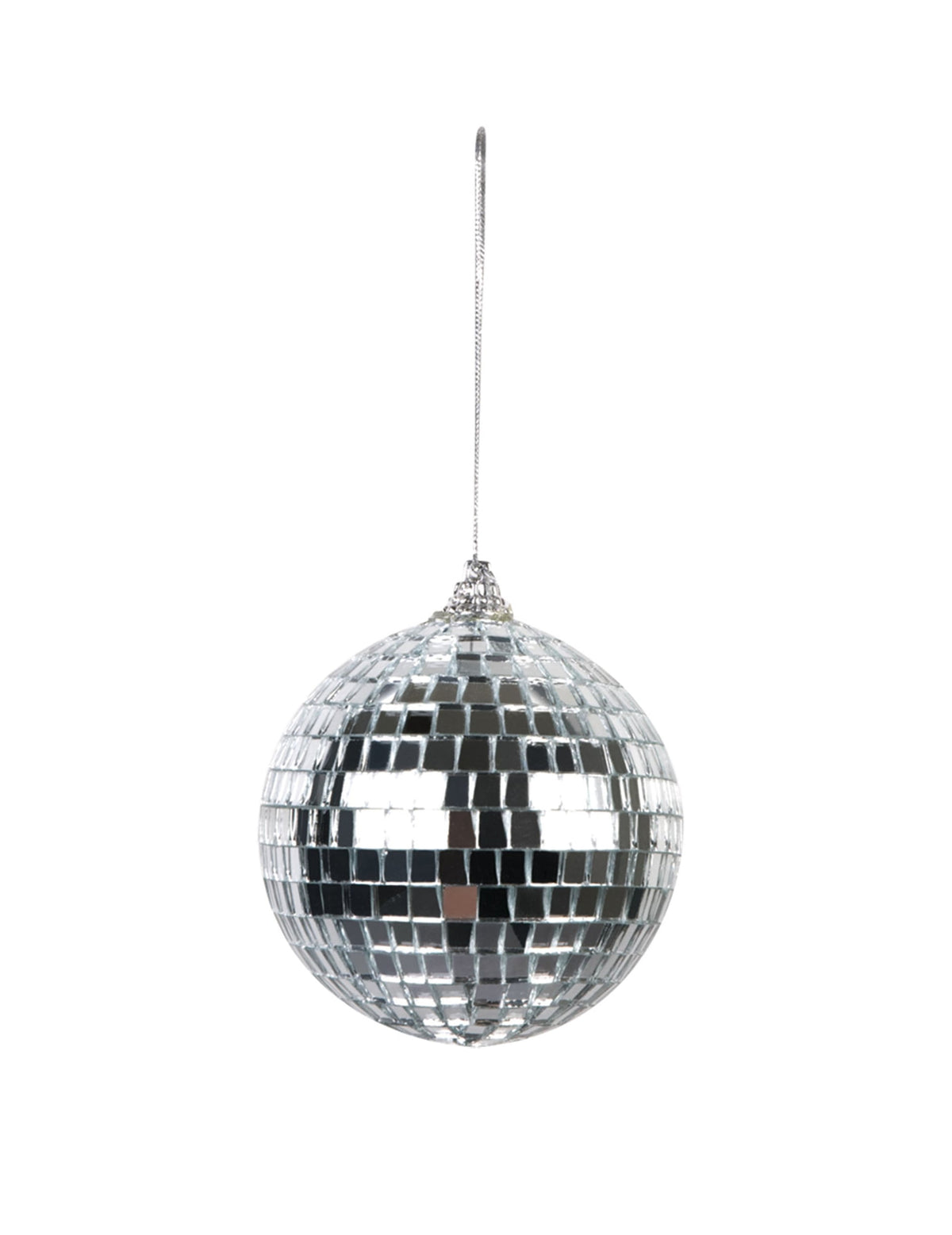 Boule à facettes disco pour fête argentée