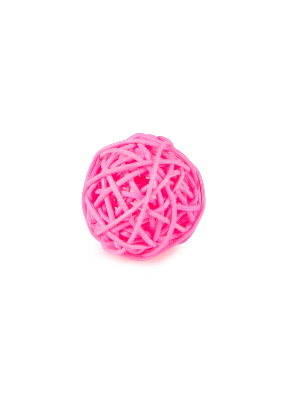 Bolas de vime para decoração fúcsia