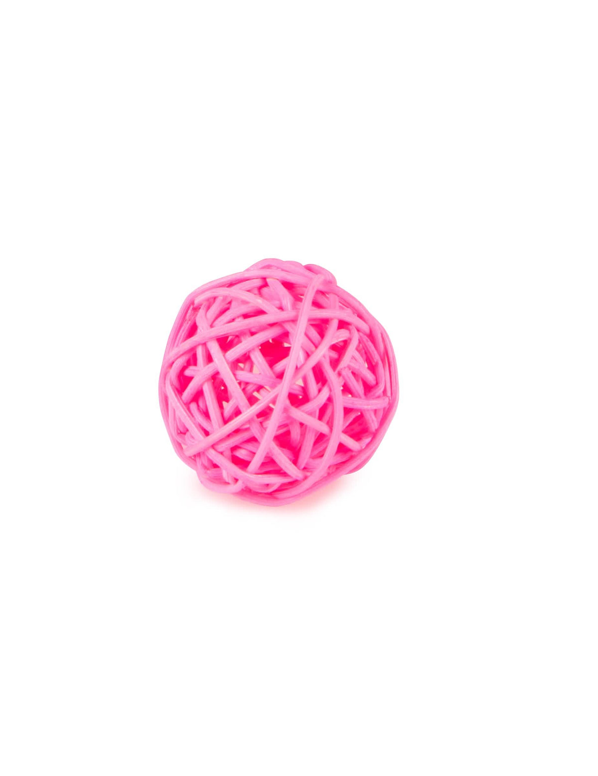 Bolas de vime para decoração fúcsia