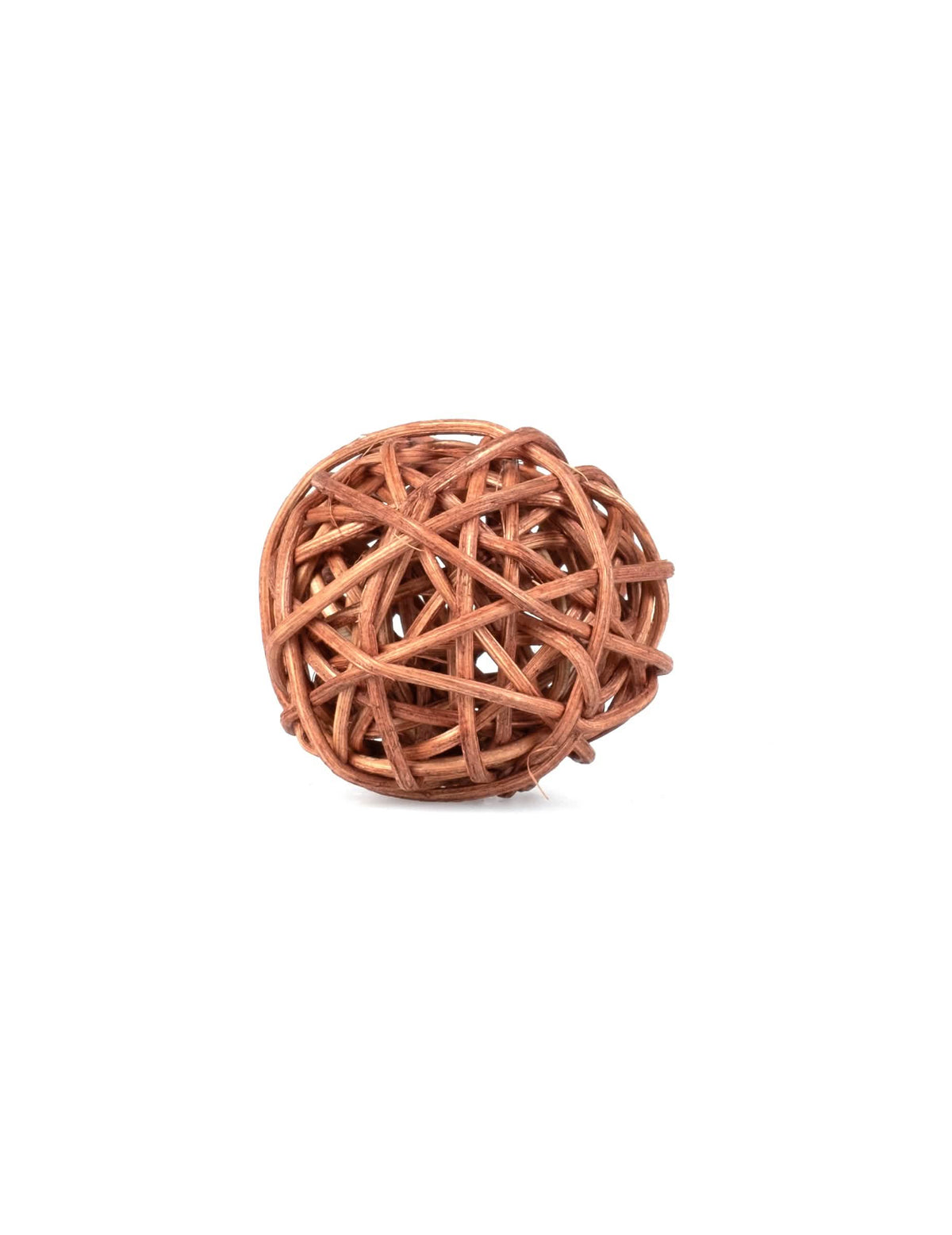 Bolas de vime de decoração para festa castanho