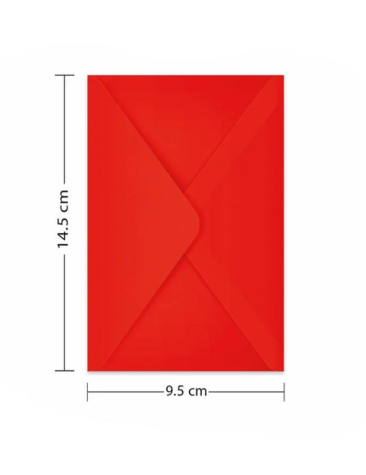 Dimensions de l'enveloppe de la carte d'invitation Happy Birthday pour anniversaire