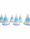 Chapeaux de fête Olympique de Marseille pour supporter blanc et bleu