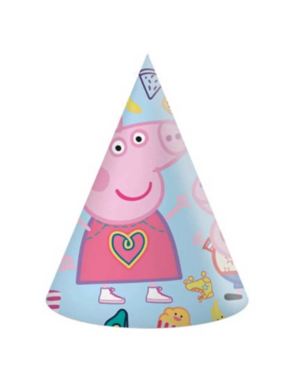 Chapéu de festa Peppa Pig para criança azul
