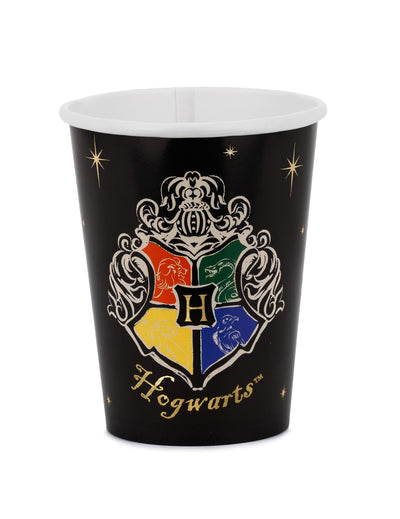 6 Copos de papel Harry Potter™ Brasão de Hogwarts 250 ml