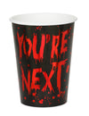 6 Copos de cartão You're Next 250 ml