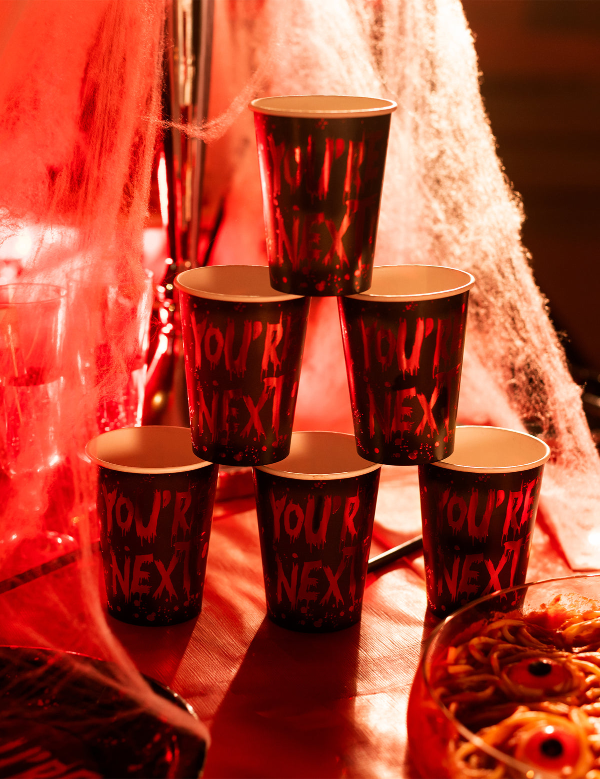 6 Copos de cartão You're Next 250 ml