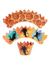 Kit de decoração para 6 cupcakes com toppers de Basquetebol