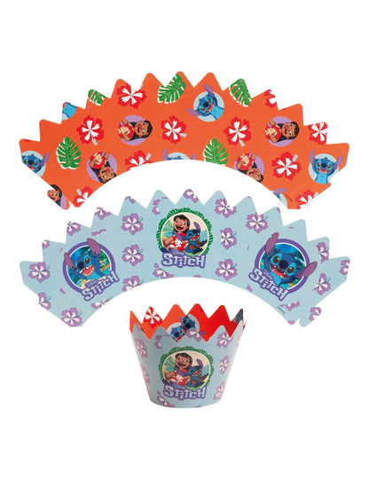 Kit de 6 decorações para cupcakes com toppers Stitch™
