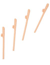 Lot de 6 pailles coquines zizi pour adulte couleur chair