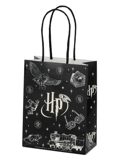 6 Sacos de presente de papel Harry Potter™ 12 x 15 cm