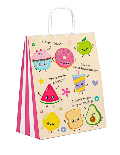 6 Sacos de oferta em papel Kawaï Party