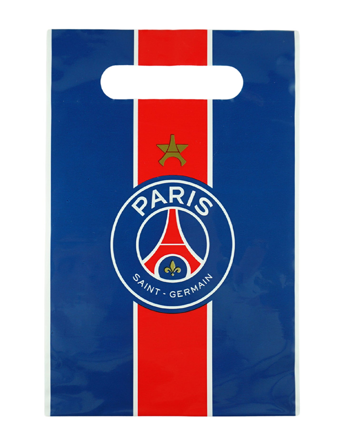6 Sacos de aniversário PSG™ 23 x 15 cm