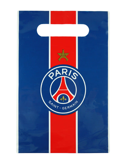 6 Sacos de aniversário PSG™ 23 x 15 cm