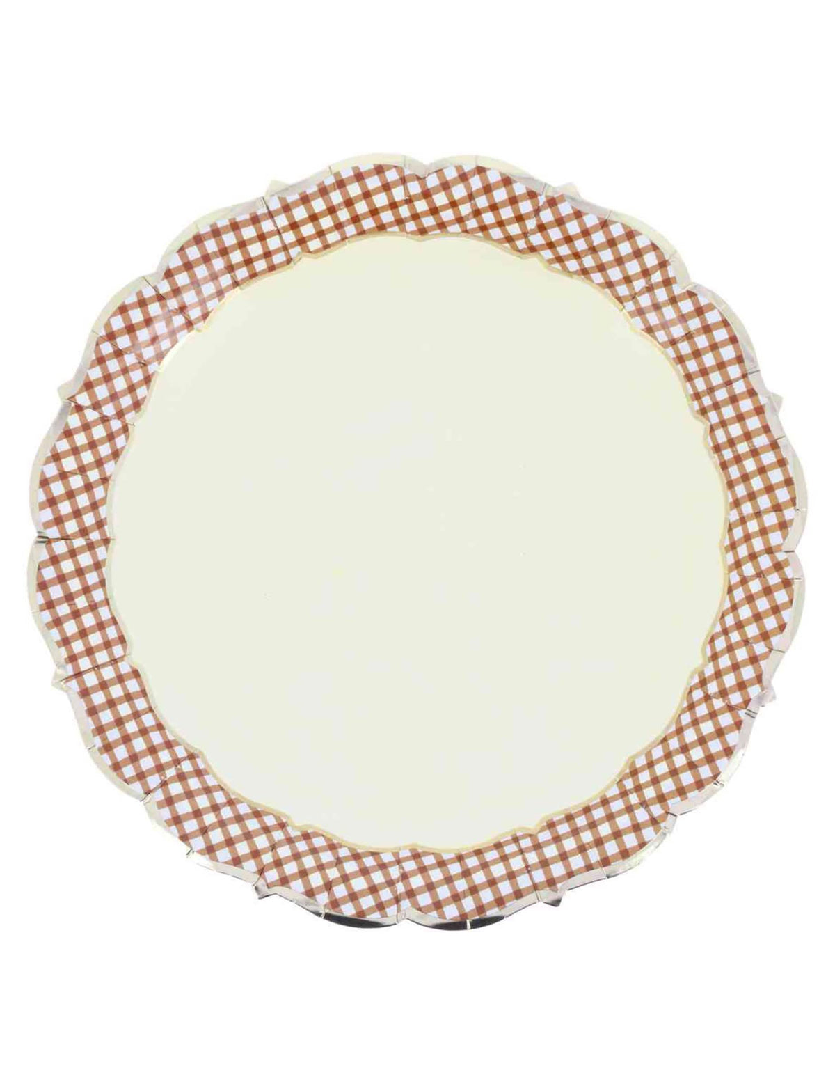 8 Pratos de cartão Cottage Living 23 cm