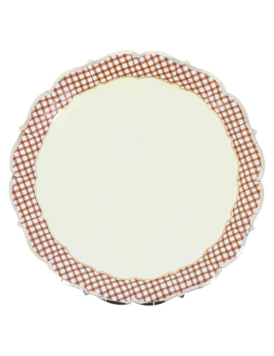 8 Pratos de cartão Cottage Living 23 cm