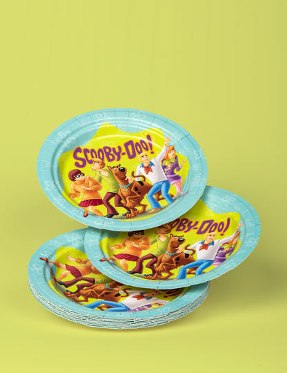 8 Assiettes en carton Scooby-Doo™ 23 cm