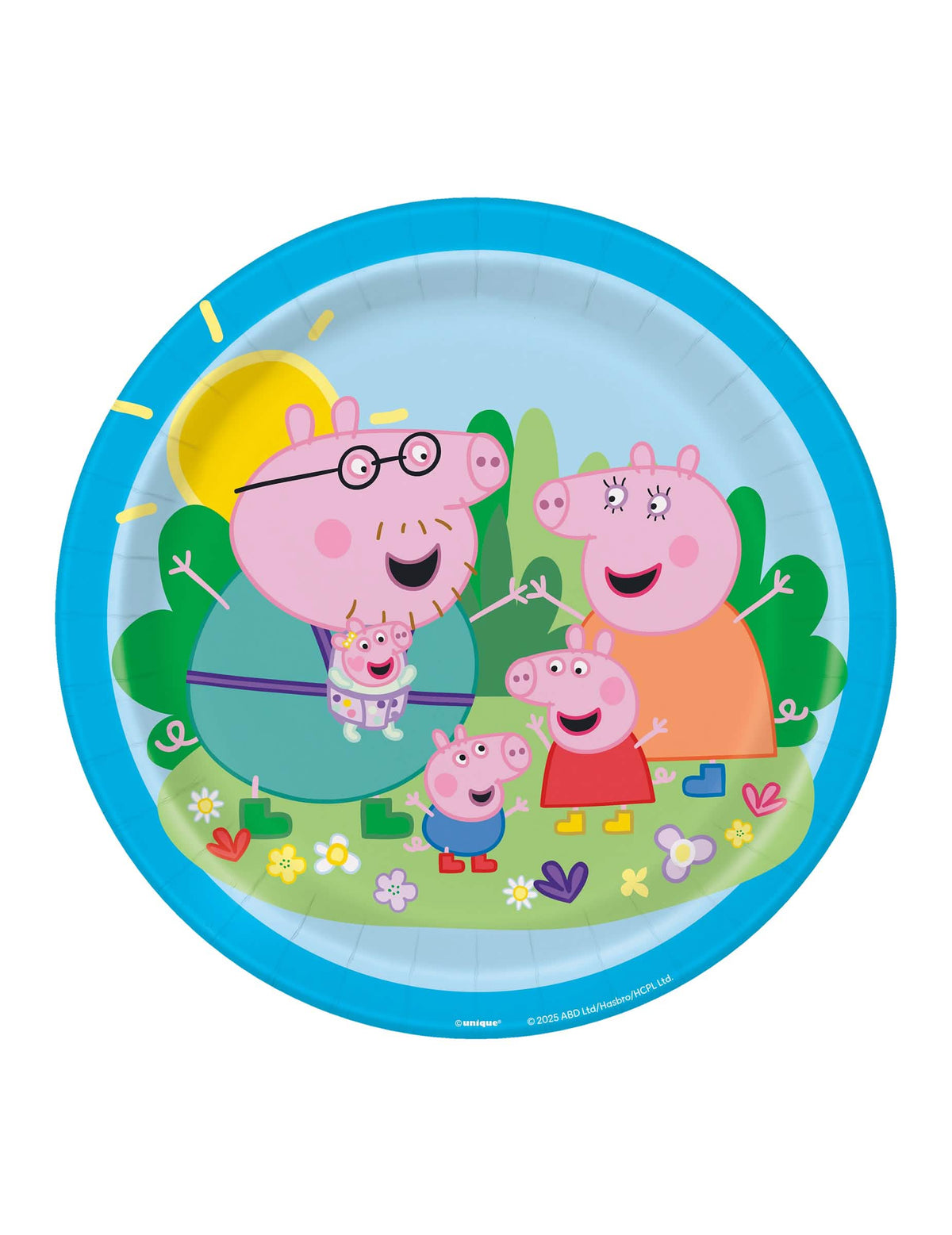 8 Pratos Peppa Pig™ 23 cm